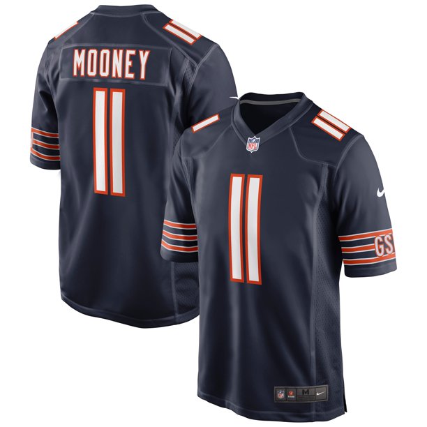 Men Chicago Bears #11 Darnell Mooney Blue orange Nike Vapor Untouchable Limited 2021 NFL Jersey